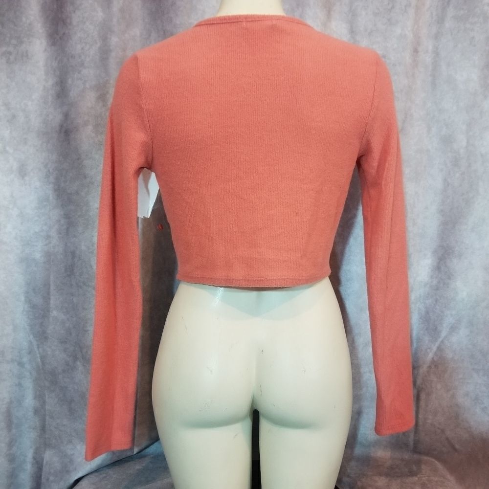 5/$25 Summer Sale!!!‎ Abound Coral Ruched Top Size Medium - Picture 3 of 5